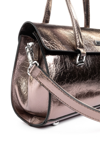 442-61 5255-1 Сумка стракчэд женская экокожа Safenta бронза