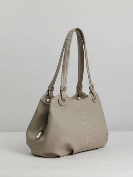 456-29 550230 Сумка доум женская экокожа Ludor бежевый