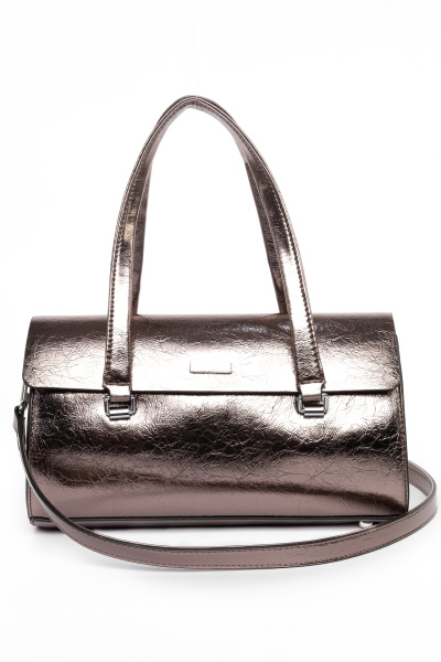 442-61 5255-1 Сумка стракчэд женская экокожа Safenta бронза