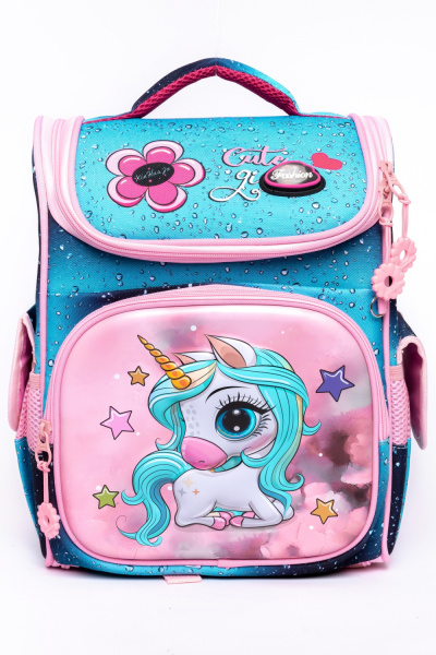 фото 431-40 8013 пони Ранец для девочки De-Gosa (bf) синий