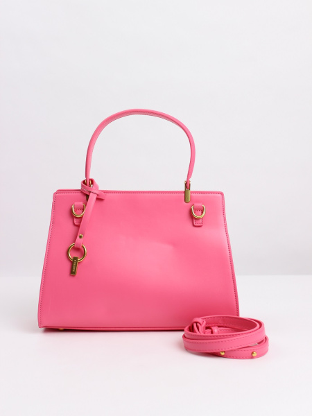 428-55 20888 Сумка стракчэд женская экокожа  VERSSE розовый