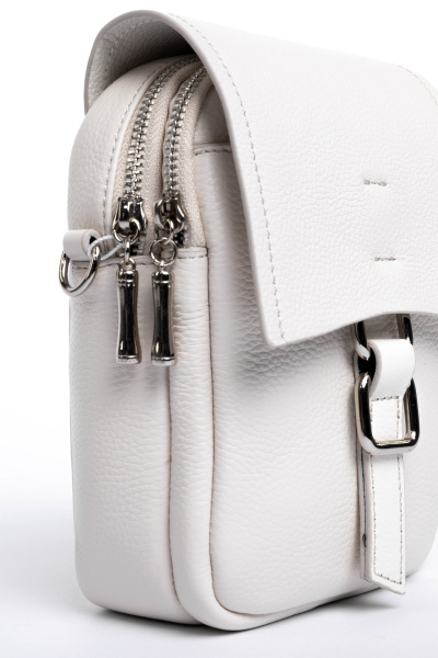 446-94 788 Сумка кросс-боди женская натуральная кожа Ludor молочный фото 446-94 788 Сумка кросс-боди женская натуральная кожа Ludor молочный