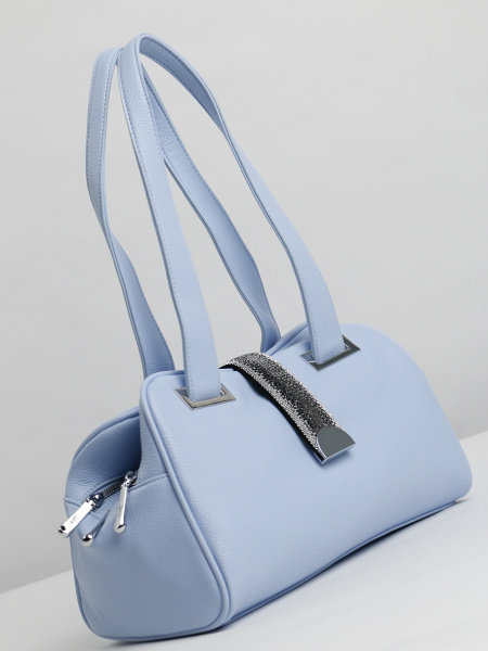 442-42 5193 Сумка тоут женская экокожа Safenta голубой